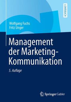 Couverture de l’ouvrage Management der Marketing-Kommunikation