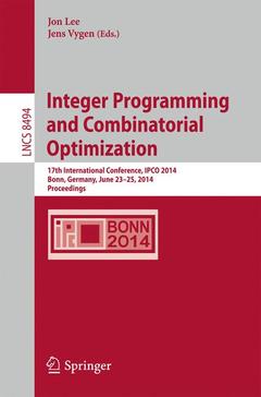 Couverture de l’ouvrage Integer Programming and Combinatorial Optimization