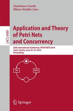 Couverture de l’ouvrage Application and Theory of Petri Nets and Concurrency
