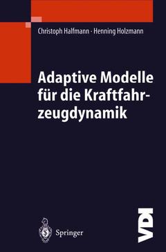 Cover of the book Adaptive Modelle für die Kraftfahrzeugdynamik