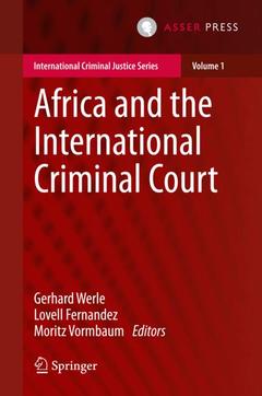 Couverture de l’ouvrage Africa and the International Criminal Court