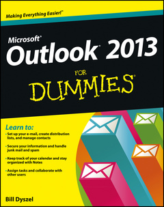 Couverture de l’ouvrage Outlook 2013 For Dummies
