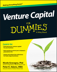Couverture de l’ouvrage Venture Capital For Dummies