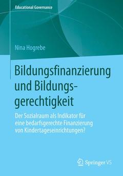 Couverture de l’ouvrage Bildungsfinanzierung und Bildungsgerechtigkeit
