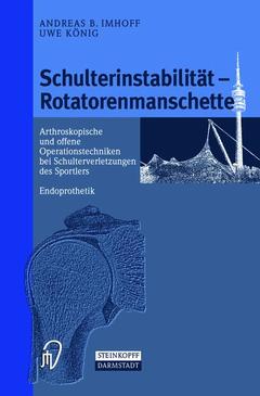 Couverture de l’ouvrage Schulterinstabilität — Rotatorenmanschette
