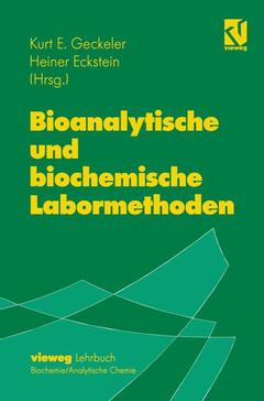 Couverture de l’ouvrage Bioanalytische und biochemische Labormethoden