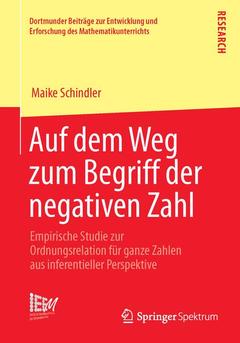 Cover of the book Auf dem Weg zum Begriff der negativen Zahl