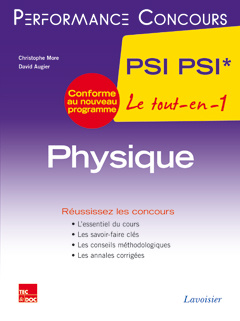Couverture de l’ouvrage Physique 2e année PSI PSI*
