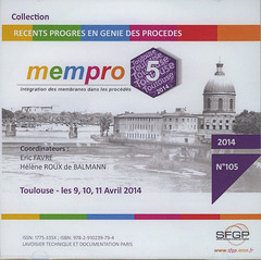 Couverture de l’ouvrage MEMPRO 5 (Toulouse, 9, 10, 11 avril 2014)
