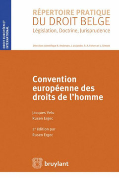 Couverture de l’ouvrage Convention européenne des droits de l'homme