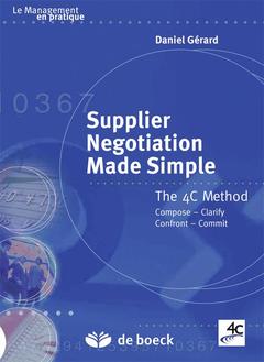 Couverture de l’ouvrage Supplier Negotiation Made Simple 