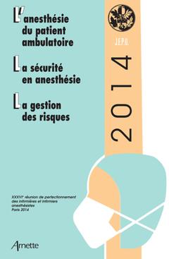 Couverture de l’ouvrage JEPU infirmiers anesthésistes 2014