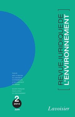 Cover of the book Revue Juridique de l'Environnement N° 2/Juin 2014