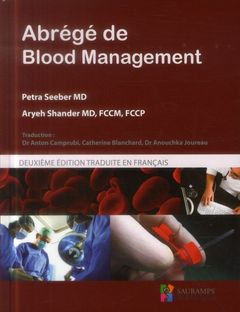 Couverture de l’ouvrage ABREGE DE BLOOD MANAGMENT 2 ED