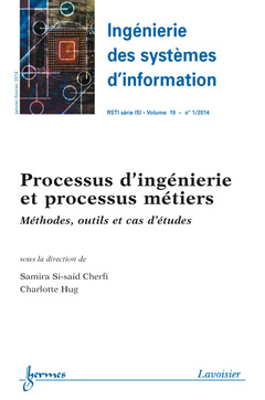 Couverture de l'ouvrage Ingénierie des systèmes d'information RSTI série ISI Volume 19 N° 1/Janvier-Février 2014
