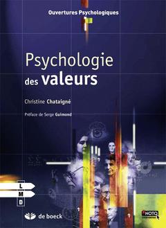 Couverture de l’ouvrage Psychologie des valeurs