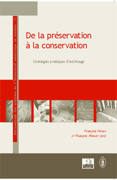 Couverture de l’ouvrage De la préservation à la conservation