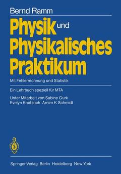 Couverture de l’ouvrage Physik und Physikalisches Praktikum
