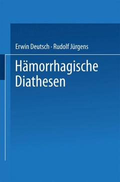 Cover of the book Hämorrhagische Diathesen