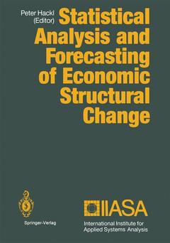 Cover of the book Statistical Analysis and Forecasting of Economic Structural Change