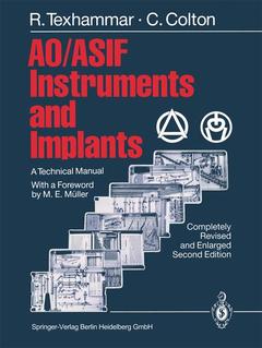 Couverture de l’ouvrage AO/ASIF Instruments and Implants