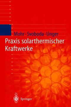 Couverture de l’ouvrage Praxis solarthermischer Kraftwerke