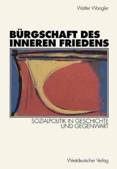Couverture de l’ouvrage Bürgschaft des inneren Friedens