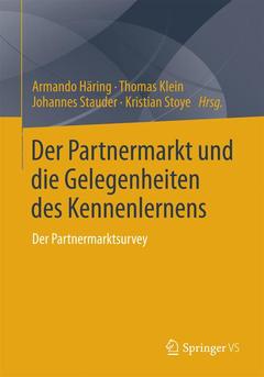 Couverture de l’ouvrage Der Partnermarkt und die Gelegenheiten des Kennenlernens