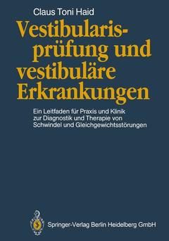 Couverture de l’ouvrage Vestibularisprüfung und vestibuläre Erkrankungen