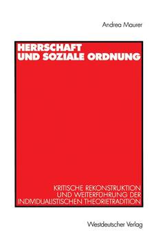 Cover of the book Herrschaft und soziale Ordnung