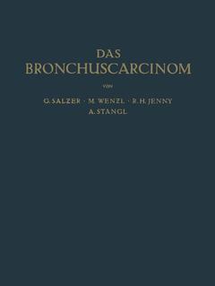 Couverture de l’ouvrage Das Bronchuscarcinom