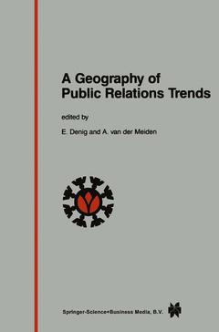 Couverture de l’ouvrage A Geography of Public Relations Trends