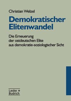 Couverture de l’ouvrage Demokratischer Elitenwandel