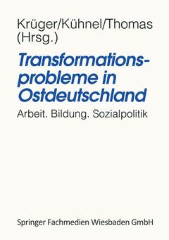 Couverture de l’ouvrage Transformationsprobleme in Ostdeutschland