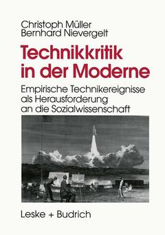 Couverture de l’ouvrage Technikkritik in der Moderne