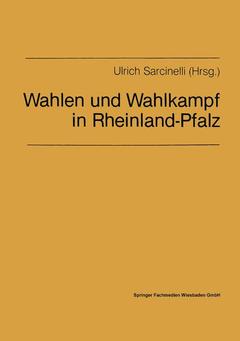 Couverture de l’ouvrage Wahlen und Wahlkampf in Rheinland-Pfalz