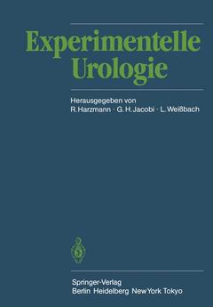 Couverture de l’ouvrage Experimentelle Urologie
