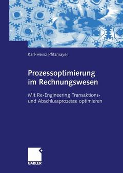 Cover of the book Prozessoptimierung im Rechnungswesen