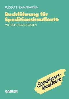 Couverture de l’ouvrage Buchführung für Speditionskaufleute