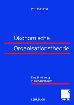 Couverture de l’ouvrage Ökonomische Organisationstheorie