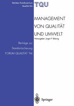 Cover of the book Management von Qualität und Umwelt
