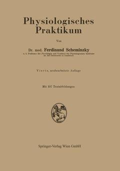 Couverture de l’ouvrage Physiologisches Praktikum
