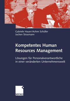 Couverture de l’ouvrage Kompetentes Human Resources Management