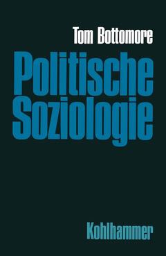 Couverture de l’ouvrage Politische Soziologie
