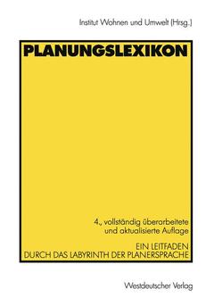 Couverture de l’ouvrage Planungslexikon