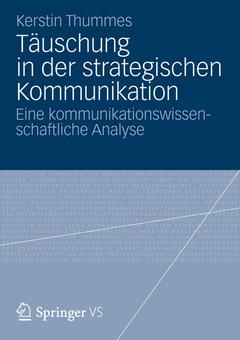 Cover of the book Täuschung in der strategischen Kommunikation