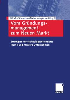 Cover of the book Vom Gründungsmanagement zum Neuen Markt