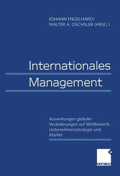 Couverture de l’ouvrage Internationales Management / International Management