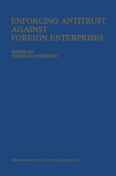 Cover of the book Enforcing Antitrust Against Foreign Enterprises