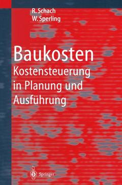 Couverture de l’ouvrage Baukosten